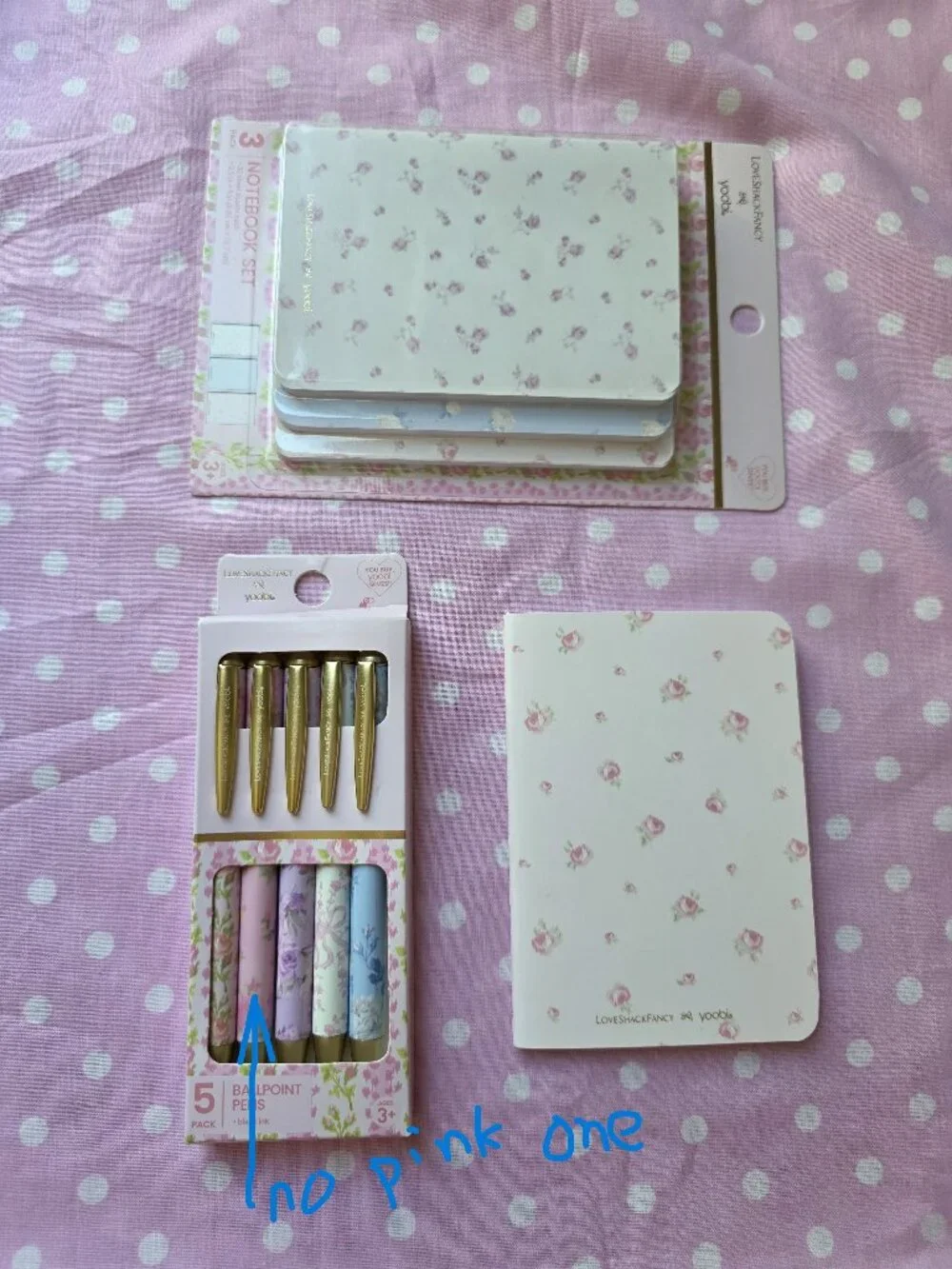 LoveShackFancy Target Yoobi Complete wristlet Pouch Collection - All 4 Prints